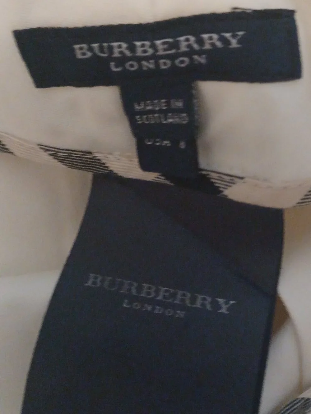 BURBERRY LONDON COTON MINI WRAP SKIRT